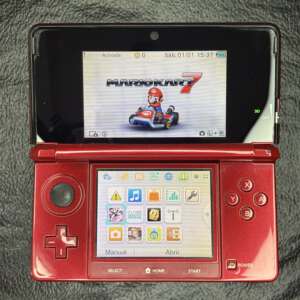 Nintendo 3Ds modelo Old original color rojo brillante